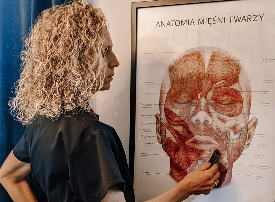 masaz twarzy bankami